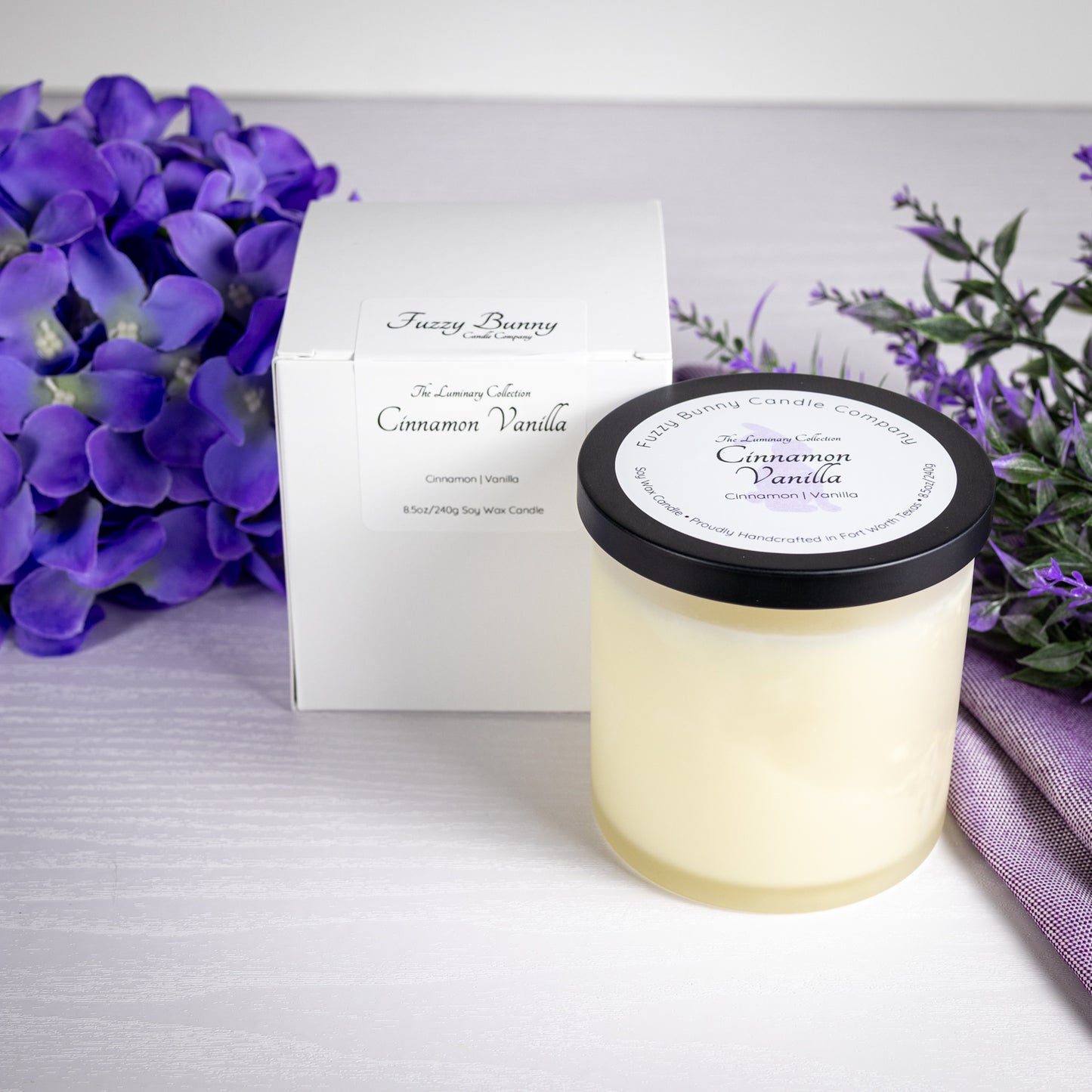 Cinnamon Vanilla 8.5oz Candle